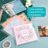 Caydo 36PCS 6x6inch Scrapbook Paper Storage, with 60PCS Sticky Index Tabs for Holding Scrapbook Paper, Cardstock, Vinyl Sheets...