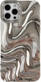 Caseative for iPhone 12 Pro Case,Water Ripple Pattern Wave Compatible with iPhone Case (Silver,iPhone 12 Pro)...