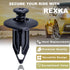 Rexka 20pcs Bumper Cover Retainer Clips 12mm Push Pin Compatible with Chrysler 6502625 07-18 Jeep Wrangler & Wrangler Unlimited JK Dodge Dakota Du...