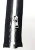Leekayer #10 24 Inch Metal Zipper Black Nickel 60cm Separating Zipper for Sewing Crafts Jacket Coat Bags Dress Vest Luggage DIY Handmade Replaceme...