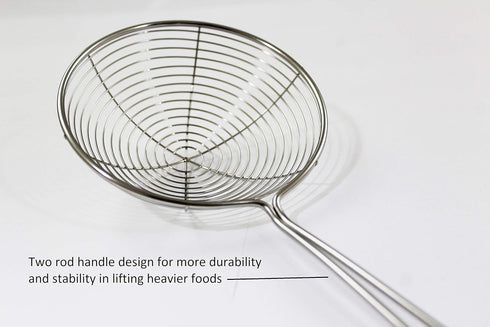 ExcelSteel Perfect for Pasta, Vegetables, Quinoa, Fruit, Rice, Lentils Stainless Steel Strainer 4 inch...