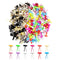 Benvo 300Pcs Mini Brads 8x13mm Small Round Split Pins Brass Metal Paper Fasteners Pastel Brads 12 Colors Random Mixed for Scrapbooking Art DIY Cra...