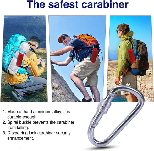 LTGEM Silicone Carrying Travel Case for JBL FLIP 5 Waterproof Portable Speaker with Extra Carabiner - Red...