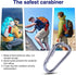 LTGEM Silicone Carrying Travel Case for JBL FLIP 5 Waterproof Portable Speaker with Extra Carabiner - Red...