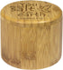 Totally Bamboo Salt Cellar Bamboo Storage Box with Magnetic Swivel Lid, 6 Ounce Capacity, You are the Salt of the Earth Matthew 5:13 Engraved on L...