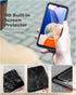 FNTCASE for Samsung Galaxy A14-5G Case: Shockproof Silicone Protective Phone Case with Built-in Screen Protector - Slim Dual Layer Rugged Durable ...
