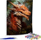 Diymood Paint by Numbers for Adults Dragon, DIY Oil Painting Myths Acrylic Paint by Number Kits for Adults Beginner for Home Wall Decor 16x20 inch...