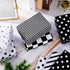 Whaline 120Pcs Black White Tissue Paper Checkered Star Stripes Polka Dots Pattern Wrapping Paper Minimalist DIY Art Craft Paper for Home Wedding B...