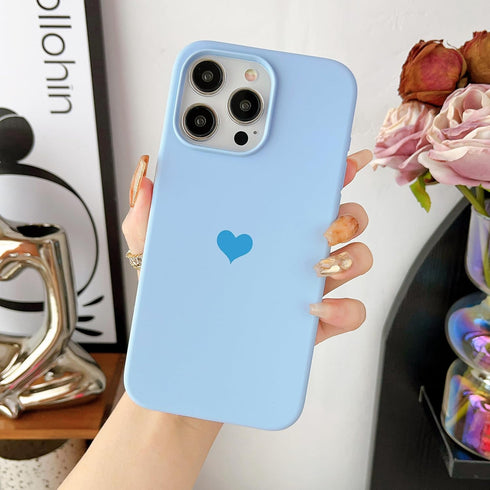 Jmltech for Silicone iPhone 15 Pro Case Women Girly Protective Heart with Soft Anti-Scratch Microfiber Lining Phone Cases for iPhone 15 Pro Pink.....