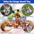 Vehomy 4th of July Dog Toy Independence Day Dog Squeaky Toy for Aggressive Chewers Uncle Sam Dog Plush Toy Pet Dog Tug of War Toy Pet Interactive ...