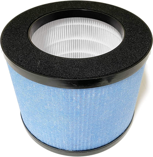 Nispira True HEPA Replacement Filters, Compatible with TOPPIN TPAP002 Air Purifier Comfy Air C1, Compared to Part# TPFF002, 1-Pack...