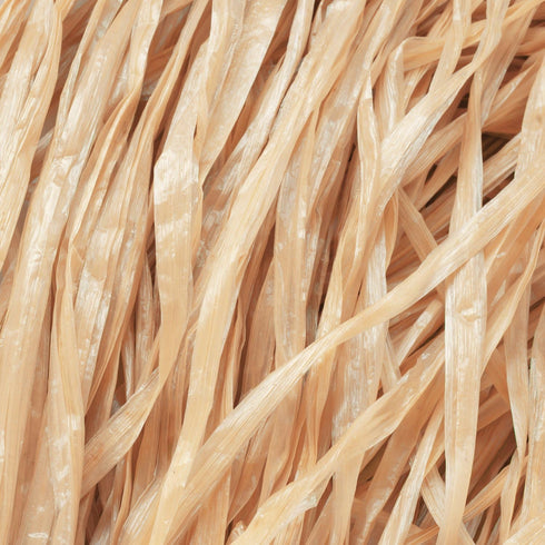 Luau Grass Table Skirt Natural Hawaiian Table Skirt Tropical Party Decorations 9 Feet x 29.5 Inch (Brown)...