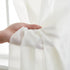 HLC.ME Ivory Sheer Voile Window Treatment Rod Pocket Curtain Panels for Bedroom, Kitchen, and Living Room (54 x 72 inches Long, Set of 2)...