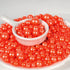 Kasvan Orange Pearl Sugar Sprinkles - Edible Candy Pearls 130g/4.58 Oz, Mix Size, Baking Cake Decorations, Ice Cream Toppings and Cookie Decoratin...