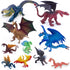 SIENON 5" & 3" Dragon Toy Figures - 10 Pack Assorted Mythical Figurines for Cake Toppers & Party Favors...