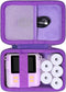 Aenllosi Kids Camera Case for Anchioo/for ESOXOFFORE Instant Print Camera Toys,Kids Selfie Digital Camera Photo Paper & Color Pen Holder (Purple,C...
