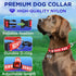 TECEUM Reflective Pet Collar – Red - Service Dog – S – Basic Nylon Dog Collar – Quick Release Buckle – Fits Small, Medium and Large Dogs, Puppies,...