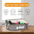 Collapsible Fabric Dog Toy Box and Storage Bin With Handle - Trapezoid Basket Chest Organizer for Pet Toys, Blankets and Accessories...