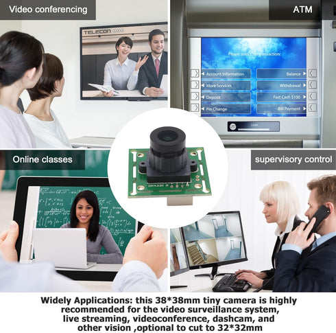 USB Camera Module Board 60fps 480P OV7725 CMOS VGA MJPEG&YUY2 USB2.0 CMOS Camera Board webcam Plug&play UVC for Computer Camera 3D Printer Camera ...