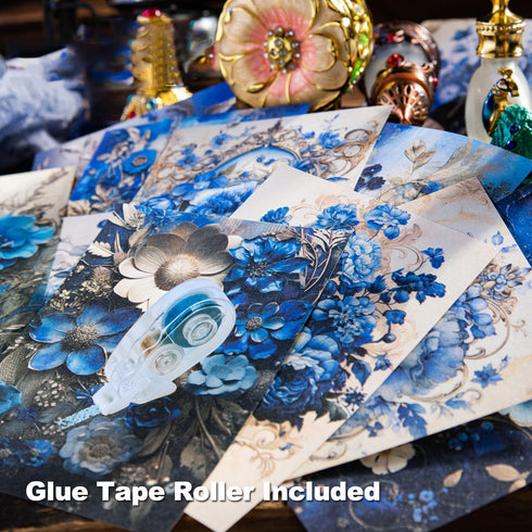 180Pcs Vintage Scrapbook Paper, Fairy Tales Ephemer for Scrapbooking & Junk Journal Supplies with Glue Tape...