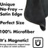 No-Fray Satin Edge Magnetic Dry Erase Premium Upgraded Design Whiteboard Cleaning Cloth Eraser by AgilePacks (10" x 10") - 2 Pack...