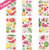 80 Pieces Summer Flamingo Window Sticker Hawaii Window Decals Flamingo Watermelon Strawberry Window Sticker for Bedroom Living Room Swimming Pool ...