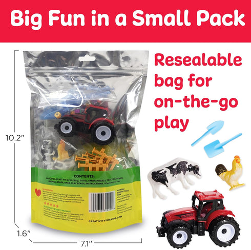 Creativity for Kids Sensory Pack: Farm, Sensory Toys for Toddlers 3-4+, Pretend Play Farm Animals Toys for Kids, Toddler Travel Toys and Activitie...