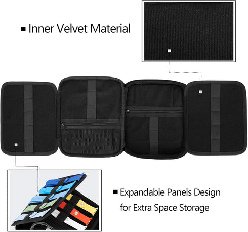 Teamoy Watch Storage Case for 26 Straps, Organizer Compatible with Apple Watch Bands and Other Accessories, Gray...