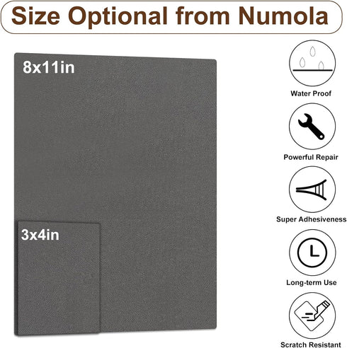 Numola Leather Repair Patch 8×11 inch Self-Adhesive Leather Repair Tape, Scratch/Holes Vinyl Repair Kit for Couch, Car Seat, Sofas, DIY Furniture ...