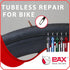 PAX 12 Pcs Tubeless Bike Tire Repair Kit, includes Storage Canister, Plugger Tool, Plugs-5 Bacon, and 5 Black Strips. Fix a Puncture or Flat, Fast...