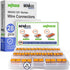WAGO 221 Series 28pc Compact Splicing Wire Connectors Assortment Pack | includes (10x 221-412), (10x 221-413), (8X 221-415) | 221 Series Assortmen...