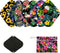 7pcs Pack Cloth Pads Including 1pc Mini Wet Bag +6pcs Bamboo Charcoal Cloth Reusable Menstrual Pads/Reusable Sanitary Pad/Mama Panty Liners (All R...