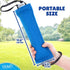 Dog Bite Tug Toy (11.8"x3.5"), Durable Blue Pull Toy w/ 2 Soft & Strong Black Handles, Tough Nylon Bite Pillow for Small to Medium Dogs, Ideal for...