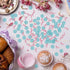 Wheels or Heels Confetti Glitter, Baby Shower He or She Party Table Confetti, Gender Reveal Paper Scatter, Boy or Girl Table Decorations Confetti,...