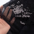 Black Sequin Fabric Yard Sequence Dress Glitter Metallic Mesh Sewing DIY Handcraft 1 Yard Shimmer Mermaid Wedding Party Dresses Handmade Materials...