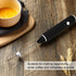 Mini Electric Blender Rechargeable Whipper 3 Modes Handheld Milk Frother with Detachable Probe Adjustable Foam Maker Blender for Frappe Hot Chocol...