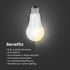 Feit Electric LED Dusk-to-Dawn Light Bulb, A21 100W Equivalent, 5CCT, Non-Dimmable, E26 Base, 90 CRI, 1500 Lumens, Standard Light Bulb with Switch...