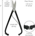 The Beadsmith Metal Plate Shears – 7 inches (178mm) – Steel Blades – Comfort Grip with Single-Leaf Spring Handle – Tool for Cutting Stamping Blank...