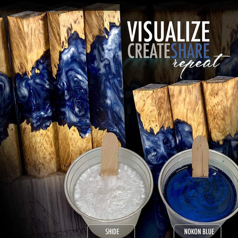 Eye Candy Premium Blue Mica Powder Pigment | Multipurpose DIY Arts and Crafts Additive | Acrylic, Natural Bath Bombs, Resin, Paint, Epoxy, Soap, N...