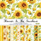 Scrapbook Paper 6X6, Card Making Supplies, Single-Sided Cardstock Paper Pads, Decorative Craft Paper, Sunflower Pattern Paper Pack, Decopodge Pape...