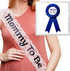 Mommy To Be White Lace Sash and Dad To Be Pin Pack - Baby Shower Decorations, Welcome Baby, Baby Sprinkle...