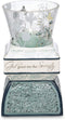 Pavilion Gift Company Mother-5.5" Holiday Tealight Holder, Teal...