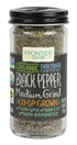 Frontier Natural Products Pepper, Og, Medium Black, Ft, 1.80-Ounce...