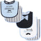 Hudson Baby Unisex Baby Cotton Terry Bib and Burp Cloth Set, Seriously Awesome, One Size...