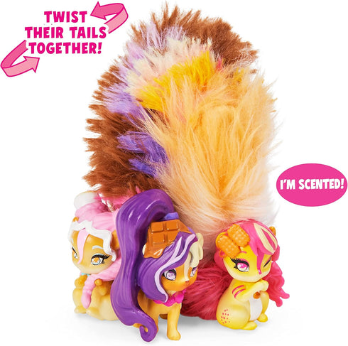 Whiffies, S’mores 3-Pack, Collectible Animals with Scented Plush Tails, Kids Toys for Girls Ages 5 and up...