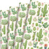 12 Sheets 28 * 20 Inches Succulents Wrapping Paper Watercolor Green Succulents Gift Wrap Paper for Birthday Wedding Baby Shower DIY Craft...