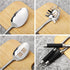 3-Piece,Stainless Steel Serving spoons set with Slotted Spoon, Serving Spoon and Spaghetti Spoon, kitchen cooking serving utensils set cooking spo...