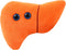 GIANTmicrobes Stuffed Liver Plush, Liver Stuffed Animal, Anatomical Liver, Hepatologist Gift, Liver Transplant Gifts, Hepatitis Gift, Hepatology G...