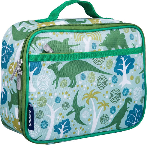 Wildkin Kids Insulated Lunch Box – Durable and Reusable for School & Travel - Dinomite Dinosaur...