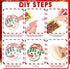 12 Pcs Christmas Diamond Art Coasters Snowman Head Diamond Painting Coasters with Holder Xmas Diamond Painting Kit Diamond Acrylic Round Cup Coast...
